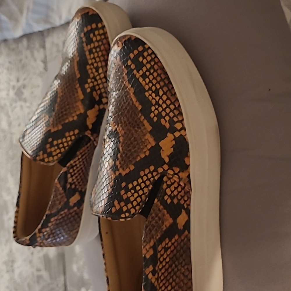 Steve madden snake skin Plateform sneakers